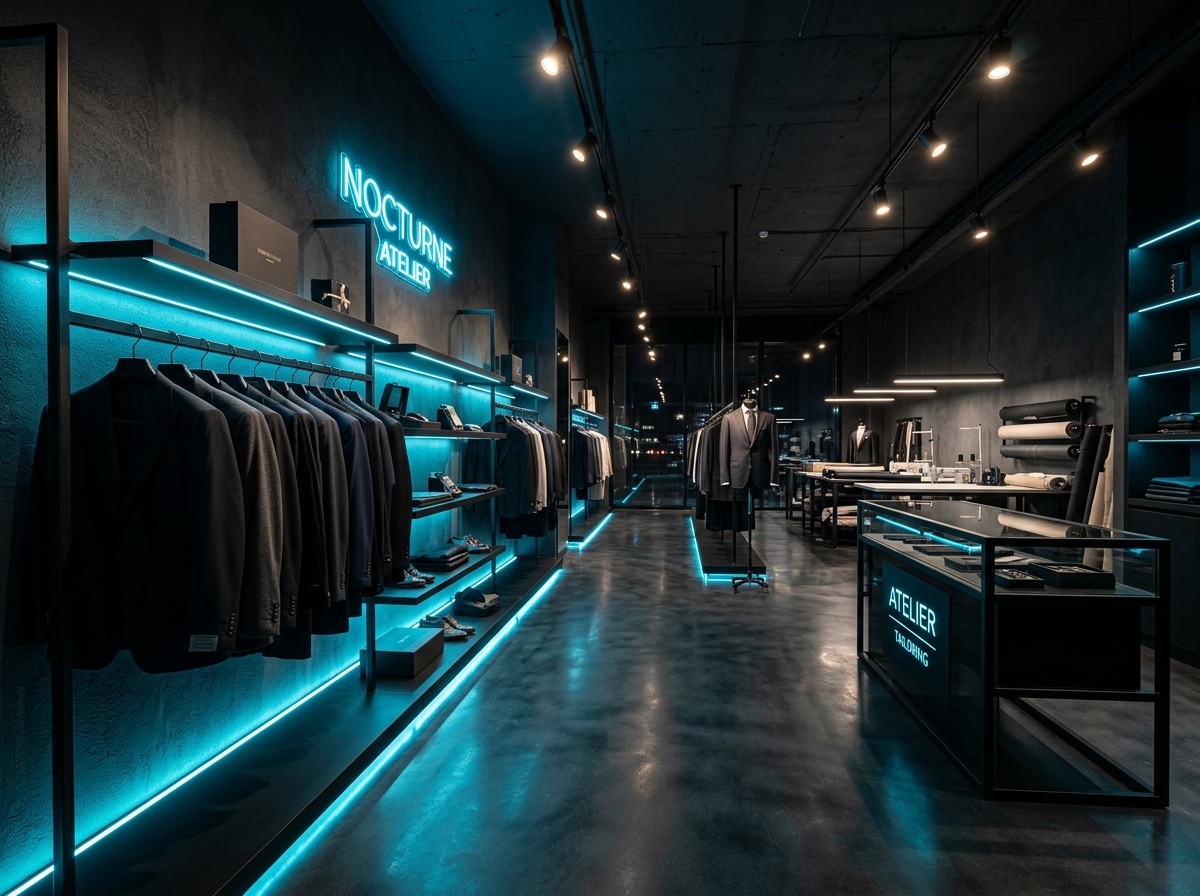 Apparel Emporium Showroom Atelier Dark