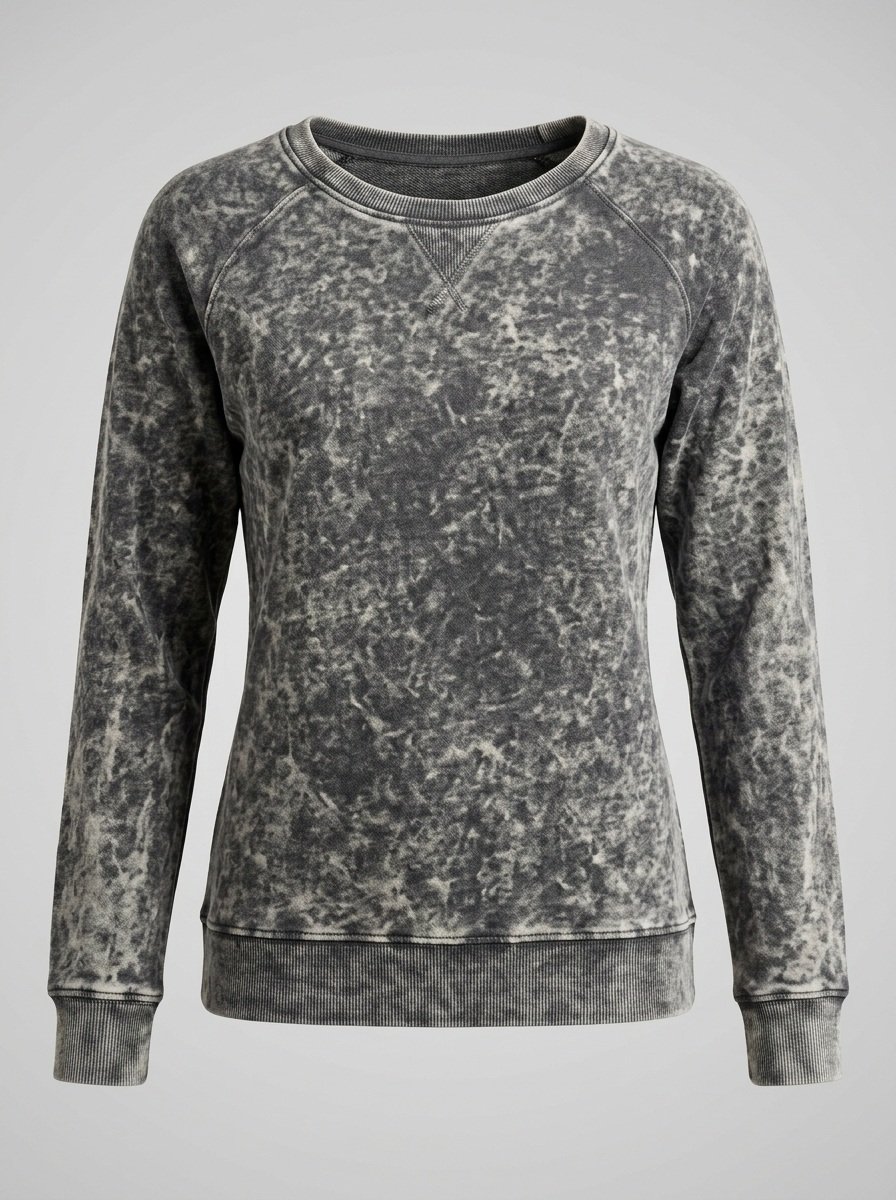 Women's Acid Wash Sweatshirt