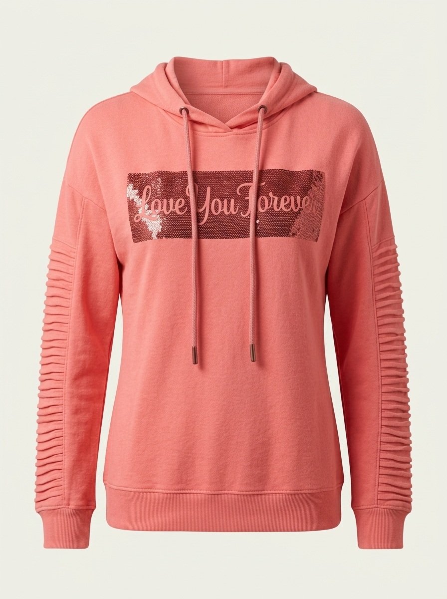 Women's Love Script Hoodie